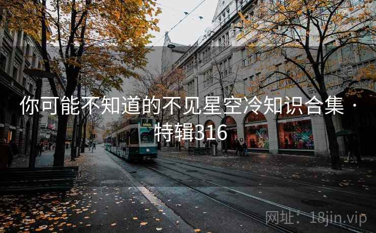 你可能不知道的不见星空冷知识合集 · 特辑316 第1张 你可能不知道的不见星空冷知识合集 · 特辑316 第1张